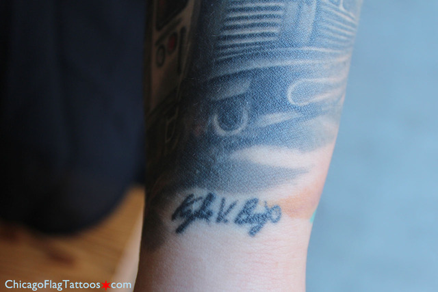 Kayla - tattoo - Kyle Berg's signature