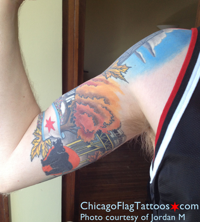 Jordan M Chicago tattoo